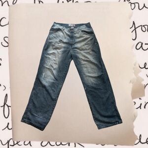 vintage acid wash baggy skater jeans with distressing